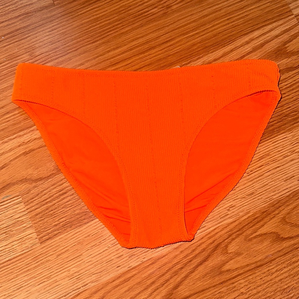 aerie bikini bottoms (orange (neon)/x small)